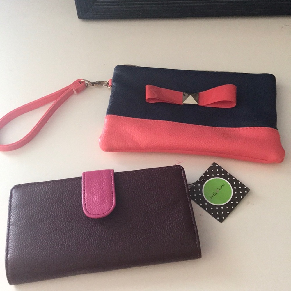 Bundle of 2 NEW - wallet and clutch - Kelly & Katie and mix6